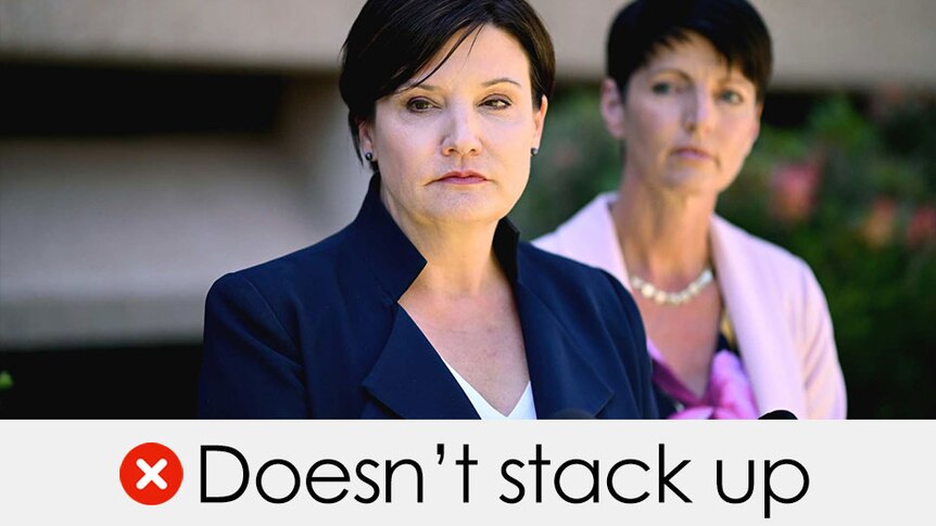 Jodi McKay's claim doesn't stack up