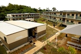 Buildings at the East Lorengau Refugee Transit Centre and West Lorengau Haus