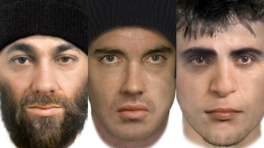 Three facefit images of men in their mid thirties.
