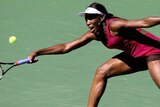 Final four: Venus Williams reached the semi-finals in straight sets (file photo).