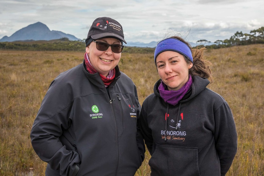 Treen French and Bernadette Camus at Melaleuca