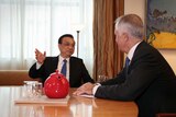 Prime Minister Malcolm Turnbull with Chinese Premier Li Keqiang