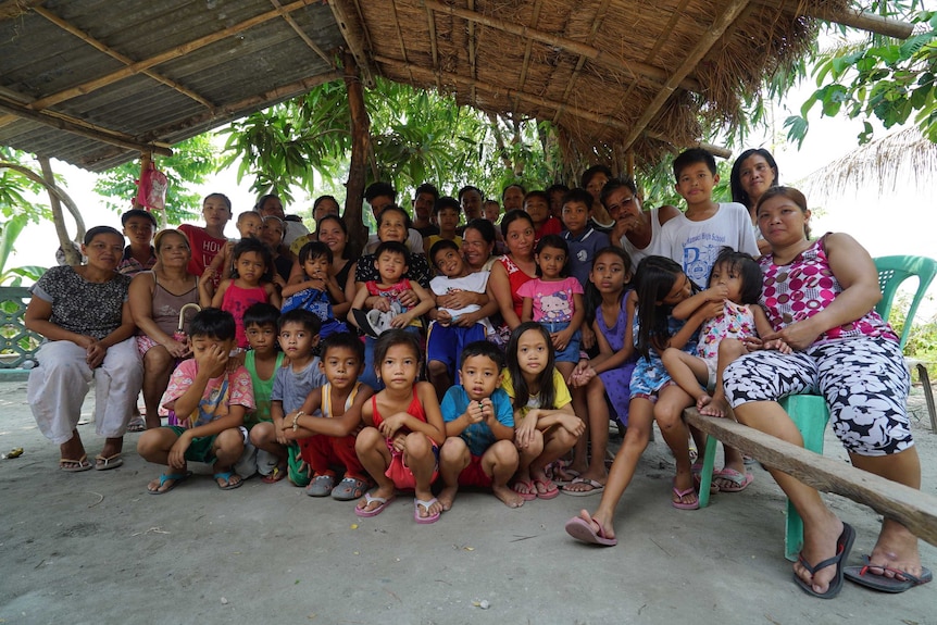 Timbang family gathered together in the Philippines