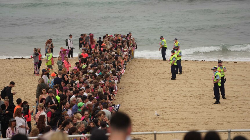 Crowd at Bondi Beach