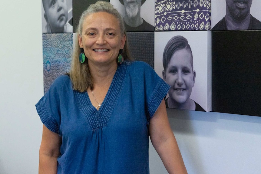 Territory Families Minister Kate Worden smiles as she looks at the camera.