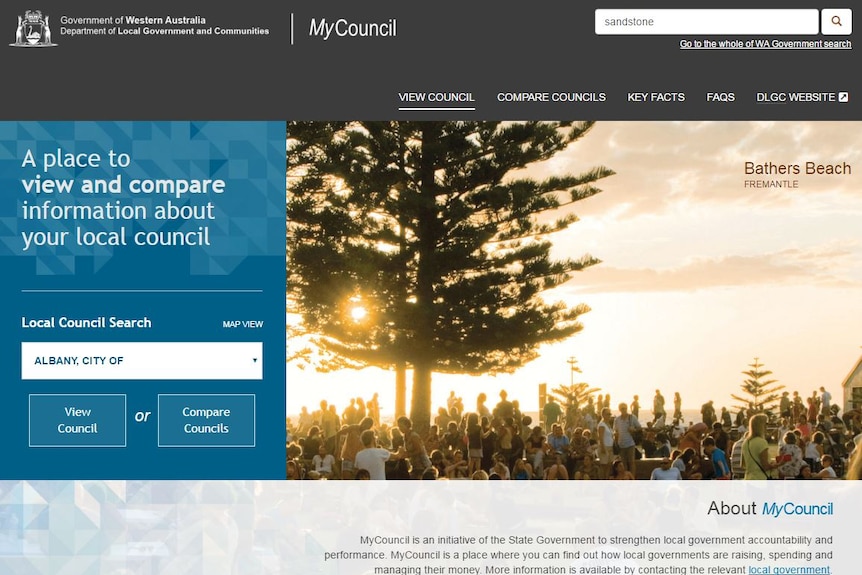 My Council website assesses financial health of local governments