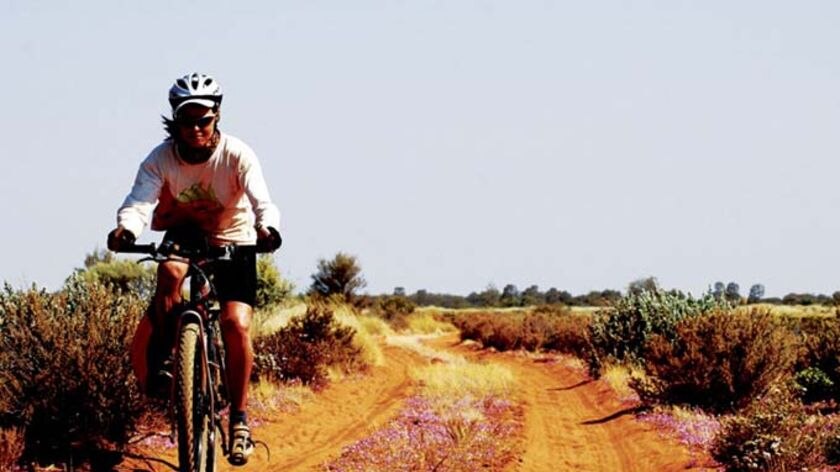 Kate Leeming rides along the Canning Stock Route in Western Australia