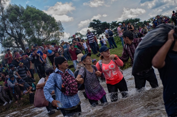 Migrant caravans have been leaving El Salvador, Guatemala and Honduras to reach the United States.