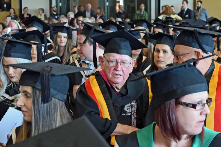 Uncle Dennis Seymour at Federation Uni