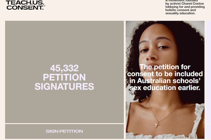 A screenshot of a website that hold a petition for 45,332 signatures. 
