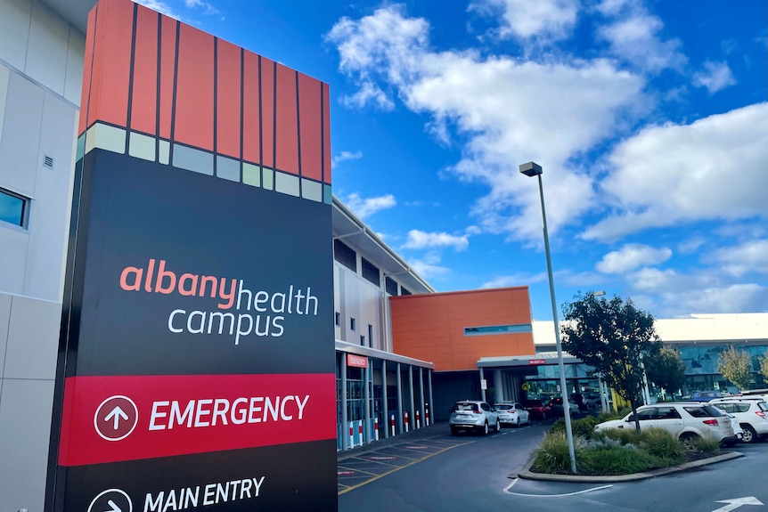 Albany Health Campus on a sunny day.