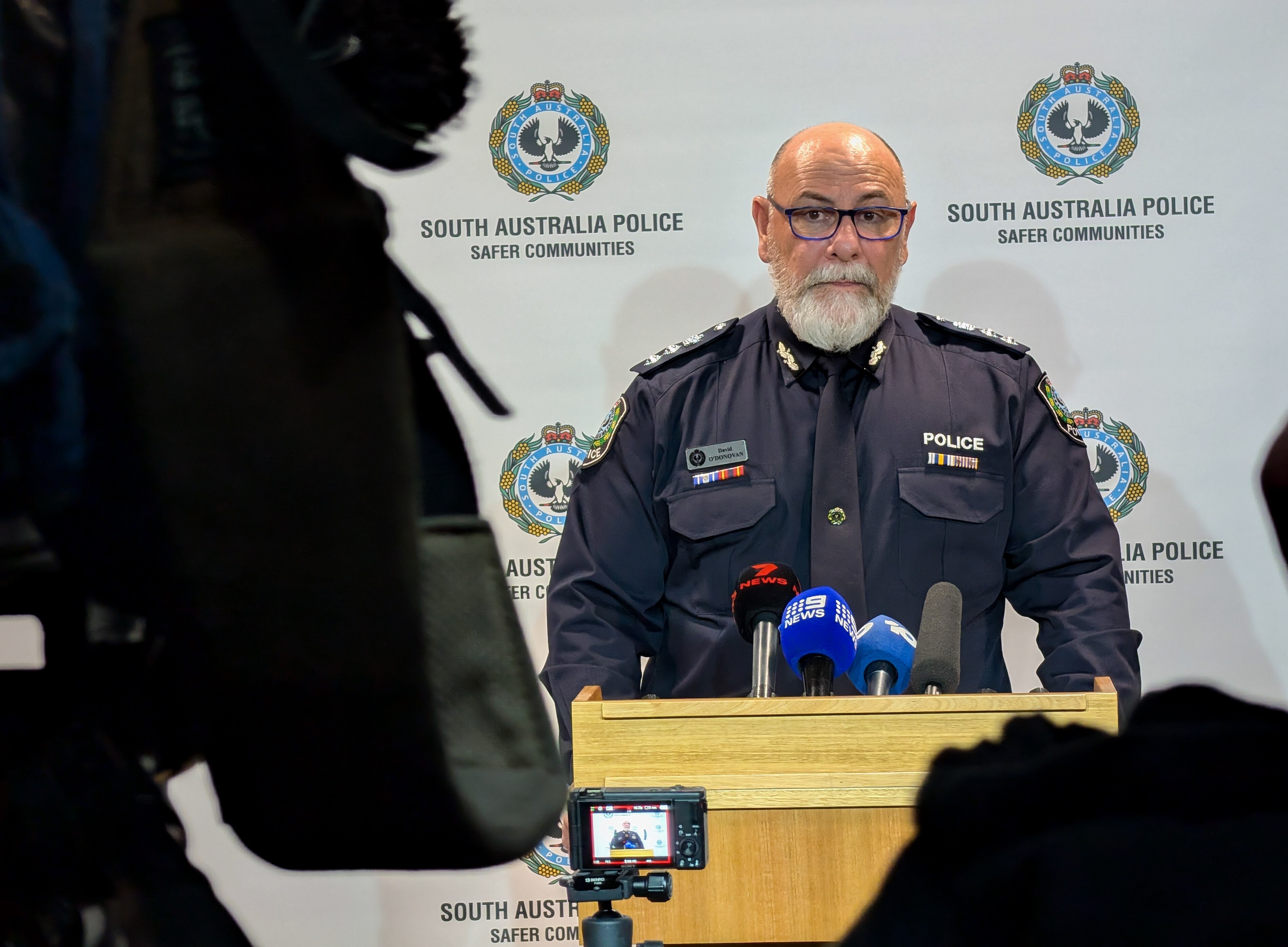SA Police's Acting Assistant Commissioner David O'Donovan.