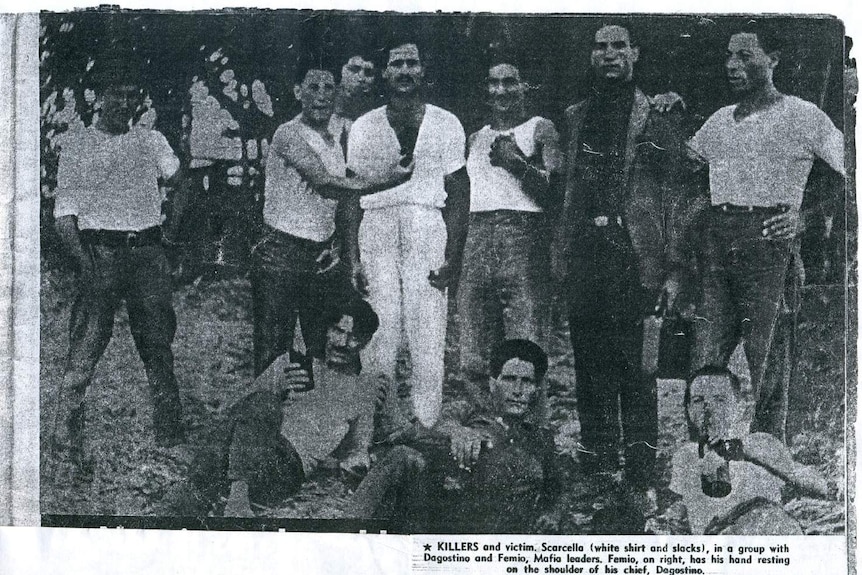 A photo of some members of the Black Hand from a magazine of the time.