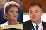 Composite pf Pauline Hanson and Rod Culleton