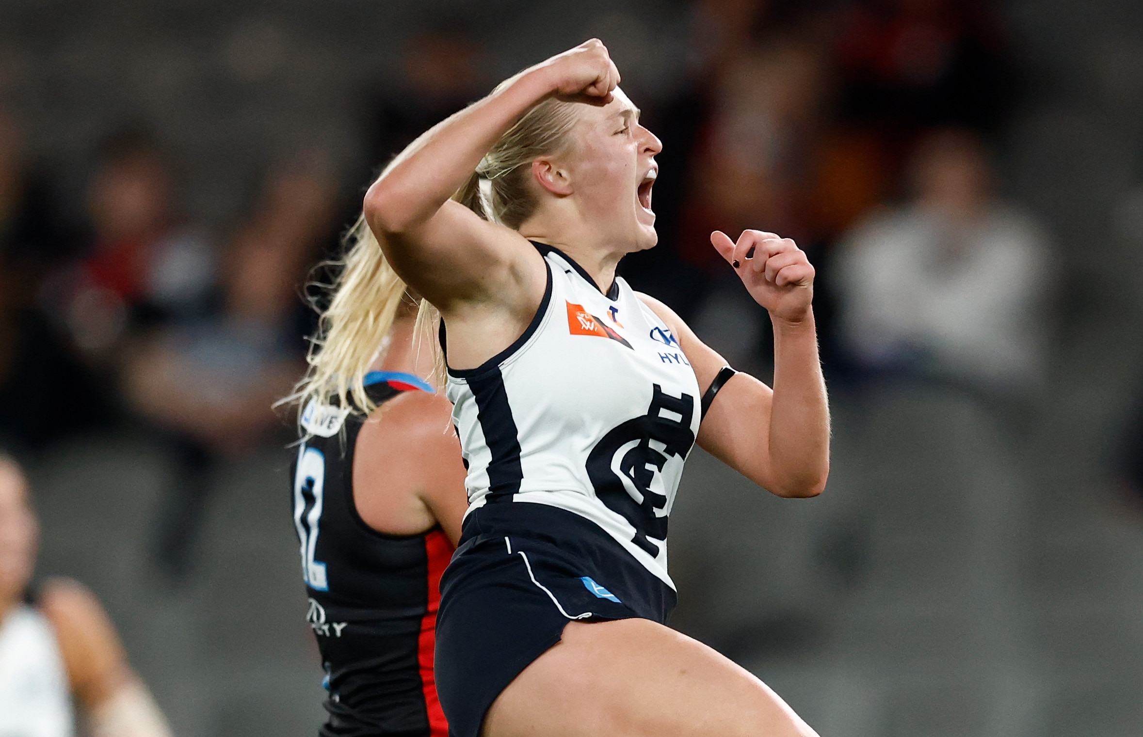 Blues start AFLW season with 26-point win over Saints