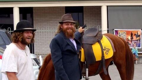 Horses help deliver anti coal seam gas message to Canberra