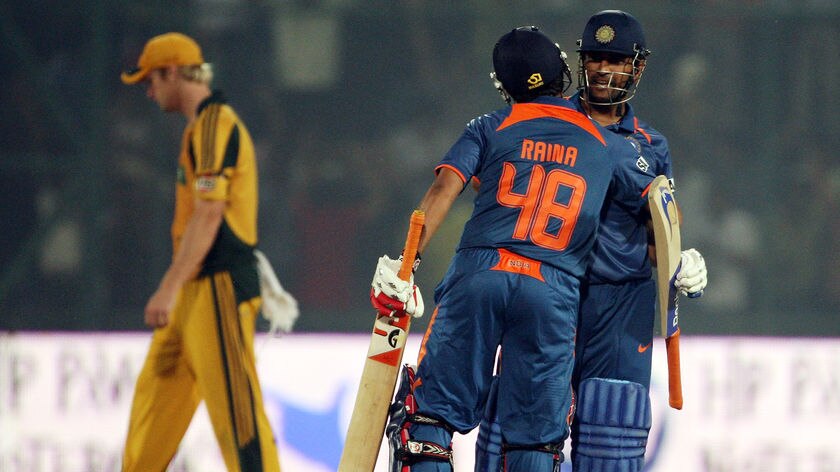 Series lead: Dhoni hit another masterful knock to make short work of Australia's target.