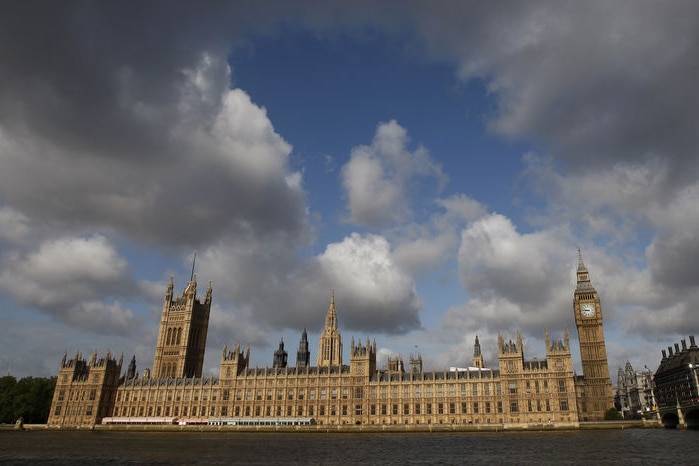 Britain's Houses of Parliament seen across the river Thames in London 