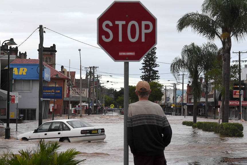 Lismore CBD flooded