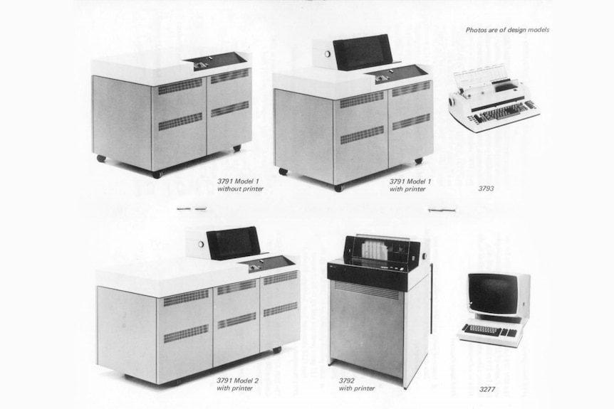 Page from the IBM 3790 Communications System information booklet