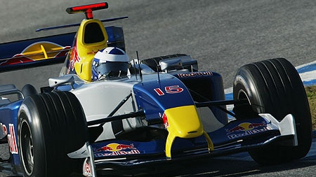 David Coulthard tests in Spain