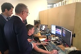 Premier Jay Weatherill and Employment Minister watch gaming developers at work