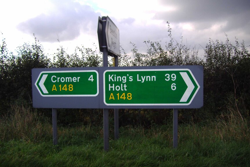 English road signs