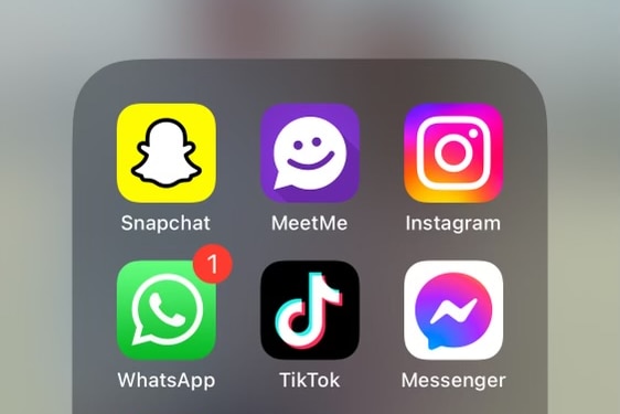 A selection of apps on a phone screen
