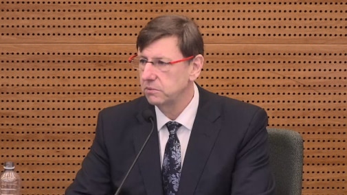 Gregory Martin from ClearView speaks at the banking royal commission.