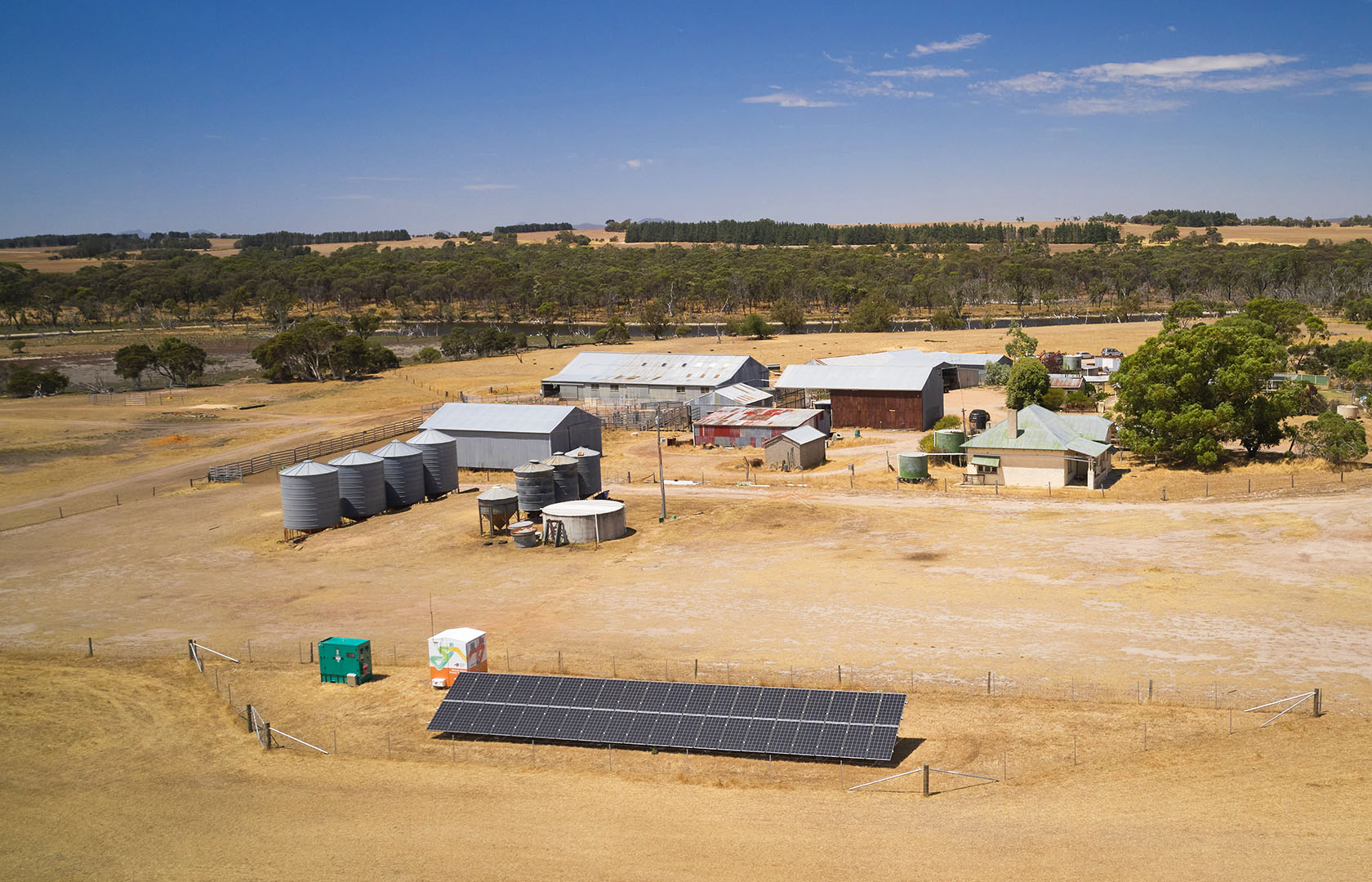 A Western Power SPS installed a WA farm