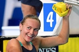 Ariarne Titmus of Australia after winning the Womens 400m Freestyle Final