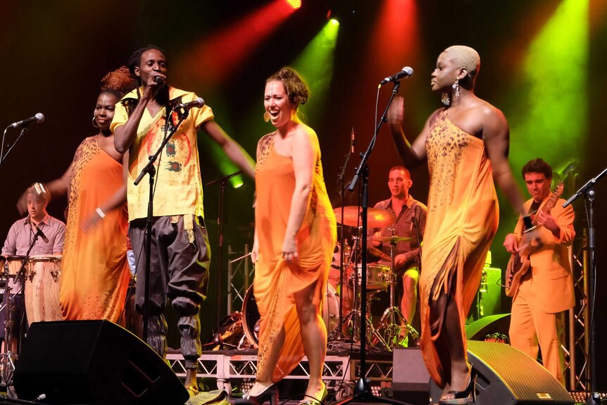 Public Opinion Afro Orchestra perform at Bluesfest