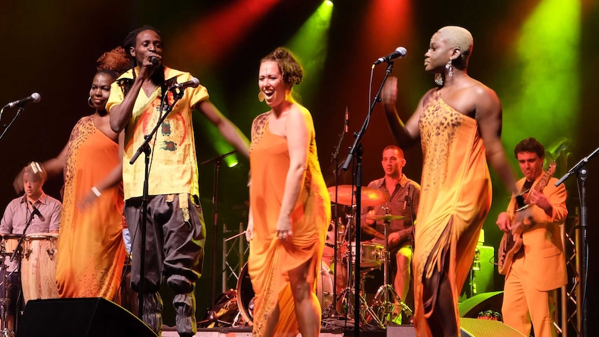 Public Opinion Afro Orchestra perform at Bluesfest