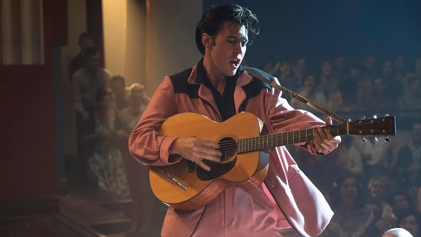 Austin Butler as Elvis Presley in Baz Luhrmann’s forthcoming Elvis biopic