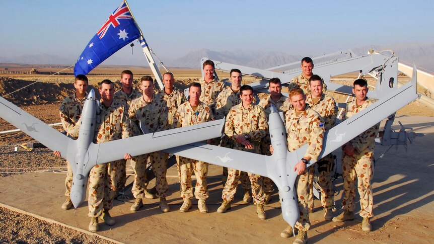 Drone war 1.0 Scan Eagles in Afghanistan.
