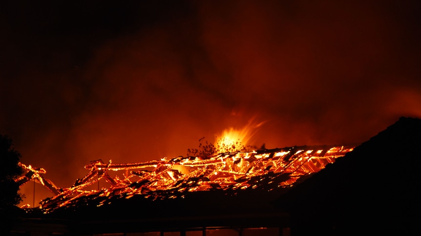 A ward of the former Royal Derwent Hospital has been gutted by fire.