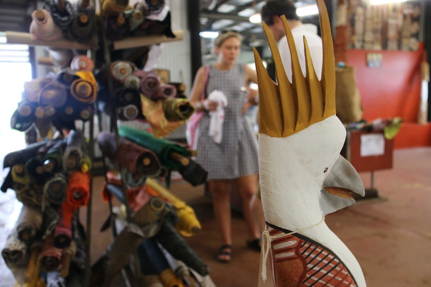 Bird art sold at Tiwi Islands Grand Final