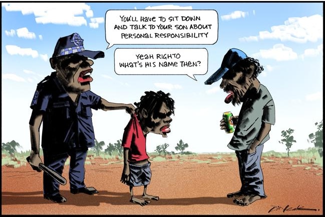 The Bill Leak cartoon in The Australian.