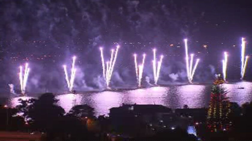 The Perth sky show from Kings Park 2010