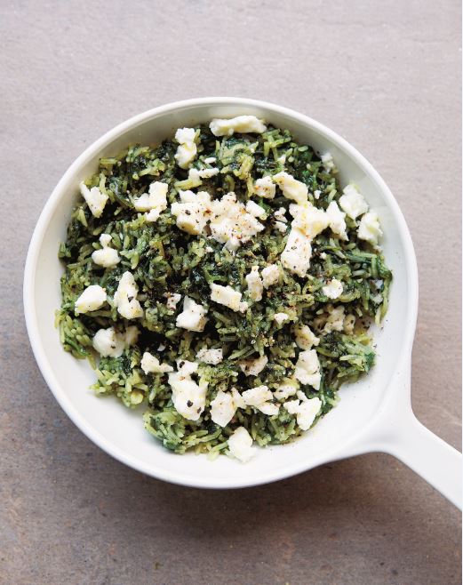 Greek Spinach Rice with Feta - ABC Everyday