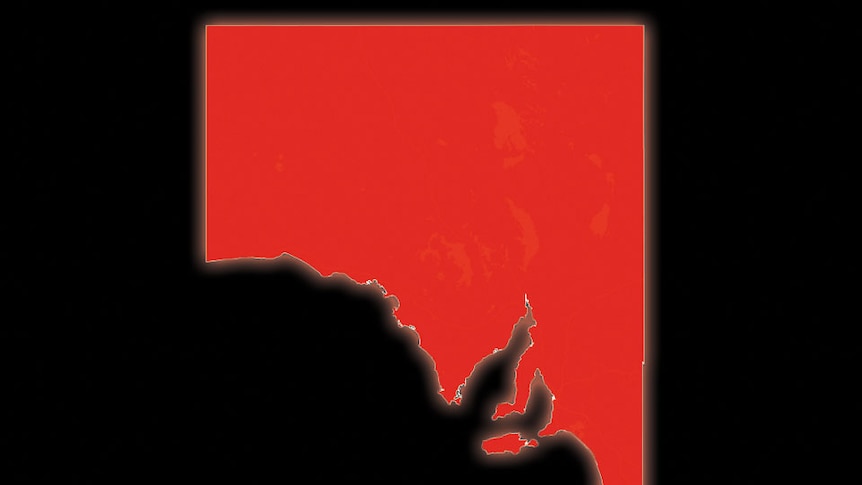 Outline of the state of South Australia