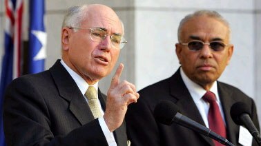 Dr Ali with Prime Minister John Howard in August.