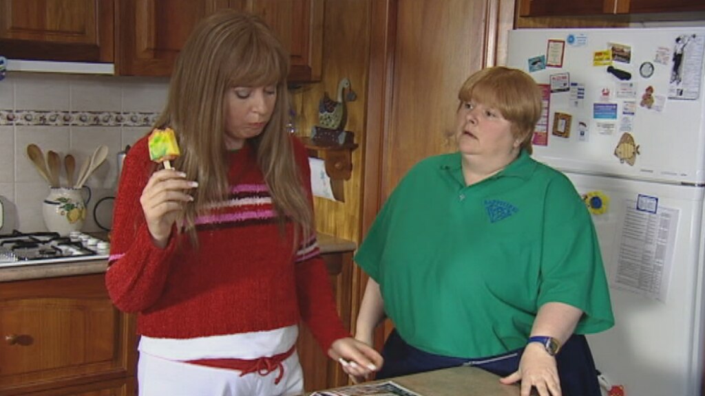 Actress Magda Szubanski as Sharon Strzelecki in Kath & Kim