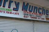 Curry Munchers bistro sign