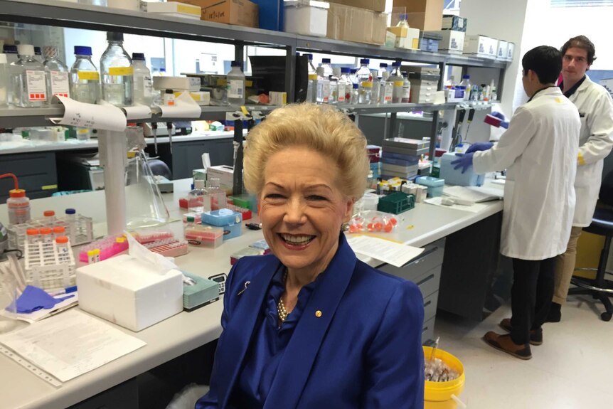 Susan Alberti at St Vincent's Institute of Medical Research to which she donates money.