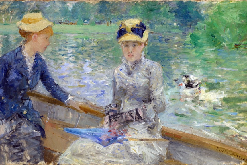 Berthe Morisot, Sommertag — Summer's Day — 1879
