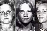 Mulkin (right) and her daughters Vicki (left) and Leanne (centre) disappeared from their home on January 16, 1974.