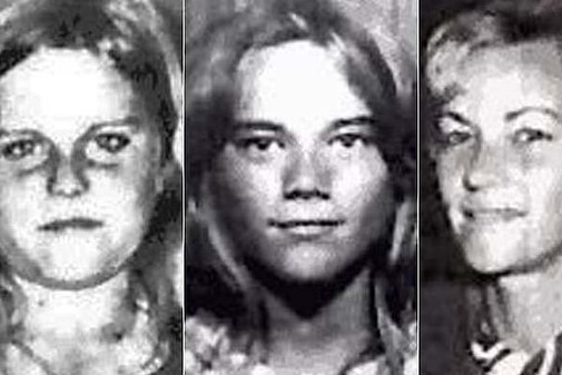 Barbara McCulkin (right) and her daughters Vicki (left) and Leanne (centre) disappeared from their home on January 16, 1974.
