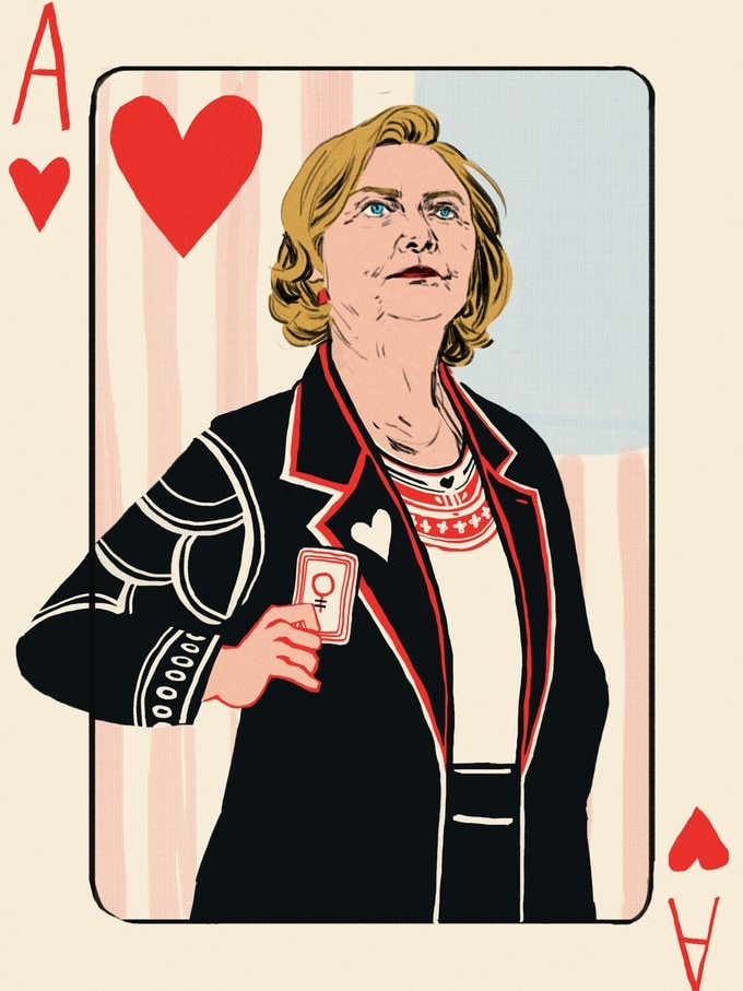 Hillary Rodham Clinton is the ace in a 'Woman Card' deck.