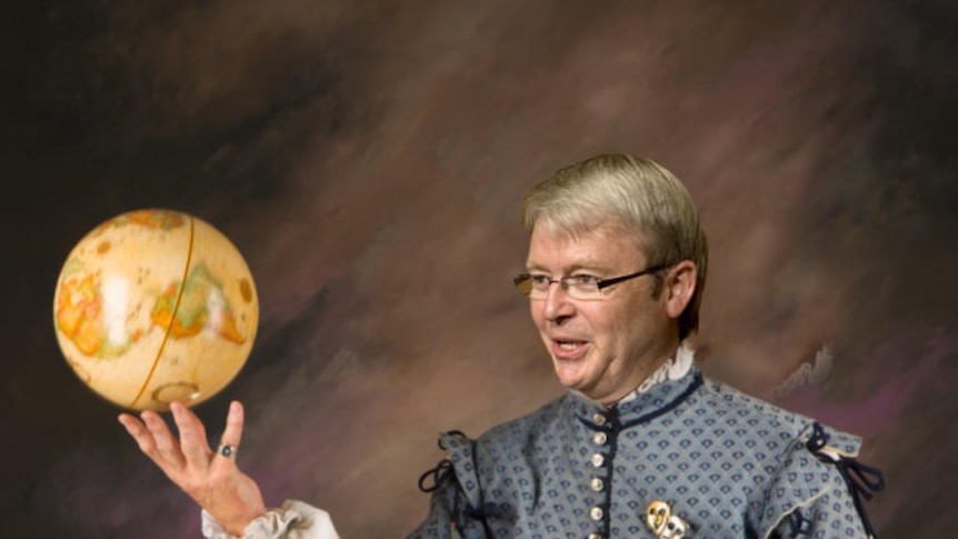 Creative image: Kevin Rudd.